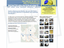 Tablet Screenshot of monteure.de